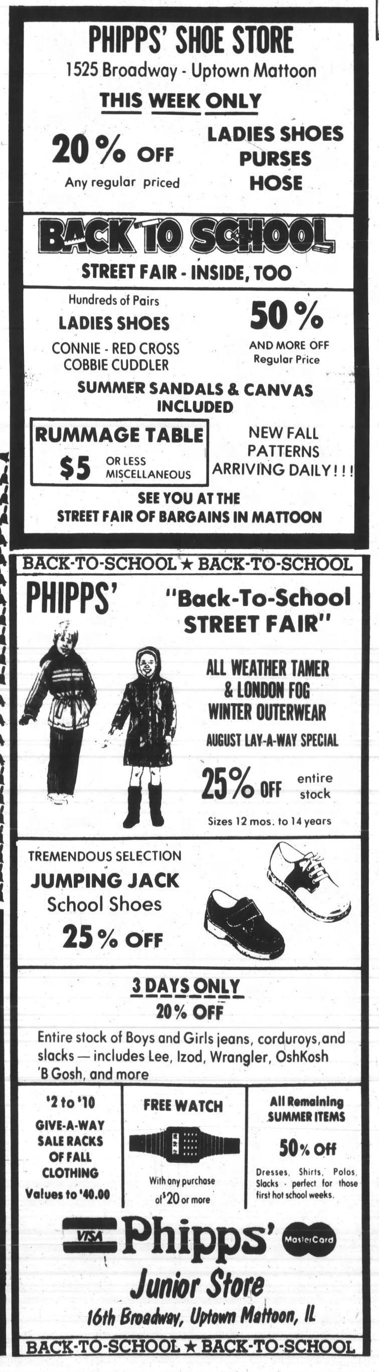 Back to school street fair